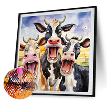 Load image into Gallery viewer, AB Diamond Painting - Full Square - Cow (45*45CM)