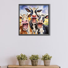 Load image into Gallery viewer, AB Diamond Painting - Full Square - Cow (45*45CM)