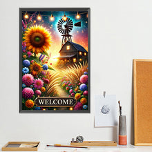 Load image into Gallery viewer, Diamond Painting - Full Round - Welcome To Spring Farm (30*45CM)