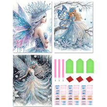 Load image into Gallery viewer, 3pcs Partial Special Diamond Painting Set - Elf Girl (30*40CM)