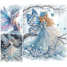 Load image into Gallery viewer, 3pcs Partial Special Diamond Painting Set - Elf Girl (30*40CM)
