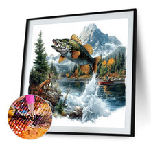 Load image into Gallery viewer, Diamond Painting - Full Round - Fish In The Forest (30*30CM)