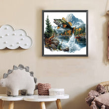 Load image into Gallery viewer, Diamond Painting - Full Round - Fish In The Forest (30*30CM)