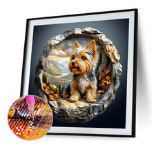 Load image into Gallery viewer, Diamond Painting - Full Round - Yorkshire Terrier Puppy (30*30CM)