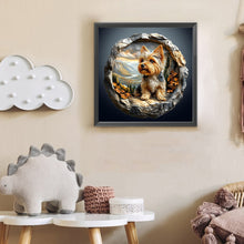 Load image into Gallery viewer, Diamond Painting - Full Round - Yorkshire Terrier Puppy (30*30CM)