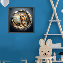 Load image into Gallery viewer, Diamond Painting - Full Round - Yorkshire Terrier Puppy (30*30CM)
