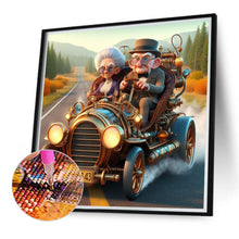 Load image into Gallery viewer, Diamond Painting - Full Round - Outing Grandpa And Grandma (40*40CM)