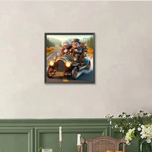 Load image into Gallery viewer, Diamond Painting - Full Round - Outing Grandpa And Grandma (40*40CM)