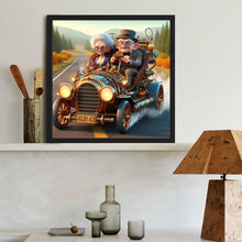 Load image into Gallery viewer, Diamond Painting - Full Round - Outing Grandpa And Grandma (40*40CM)