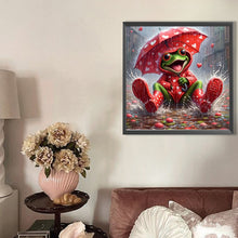 Load image into Gallery viewer, AB Diamond Painting - Full Round - Frog In Red Clothes (40*40CM)