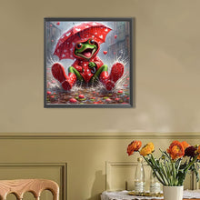 Load image into Gallery viewer, AB Diamond Painting - Full Round - Frog In Red Clothes (40*40CM)