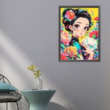 Load image into Gallery viewer, AB Diamond Painting - Full Square - Illustration Girl (40*55CM)