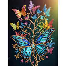 Load image into Gallery viewer, Diamond Painting - Partial Special Shaped - Dream Butterfly Tree (30*40CM)