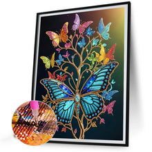 Load image into Gallery viewer, Diamond Painting - Partial Special Shaped - Dream Butterfly Tree (30*40CM)