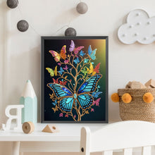 Load image into Gallery viewer, Diamond Painting - Partial Special Shaped - Dream Butterfly Tree (30*40CM)