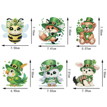 Load image into Gallery viewer, 6Pcs Diamond Painting Refrigerator Magnets Diamond Art Kits for Adults Beginners