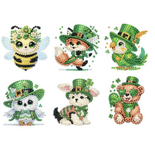 Load image into Gallery viewer, 6Pcs Diamond Painting Refrigerator Magnets Diamond Art Kits for Adults Beginners