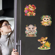 Load image into Gallery viewer, 6Pcs Diamond Painting Refrigerator Magnets Diamond Art Kits for Adults Beginners