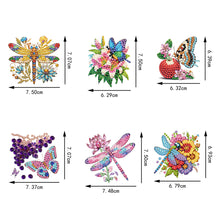 Load image into Gallery viewer, 6Pcs Diamond Painting Refrigerator Magnets Diamond Art Kits for Adults Beginners