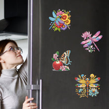 Load image into Gallery viewer, 6Pcs Diamond Painting Refrigerator Magnets Diamond Art Kits for Adults Beginners