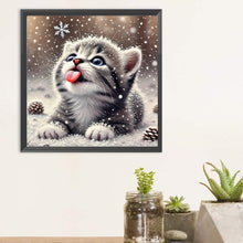 Load image into Gallery viewer, Diamond Painting - Full Round - Tag Cat (30*30CM)