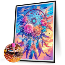 Load image into Gallery viewer, Diamond Painting - Full Round - Floral Dream Catcher (30*40CM)