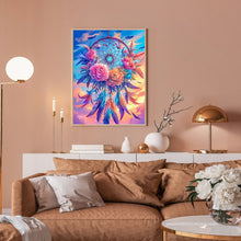 Load image into Gallery viewer, Diamond Painting - Full Round - Floral Dream Catcher (30*40CM)