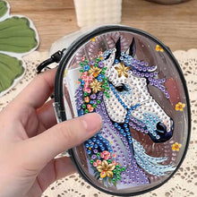 Load image into Gallery viewer, PVC Partial Special Shaped Beautiful Pattern DIY Diamond Painting Wallet Purse