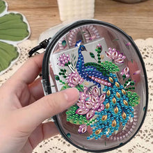 Load image into Gallery viewer, PVC Partial Special Shaped Beautiful Pattern DIY Diamond Painting Wallet Purse