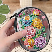 Load image into Gallery viewer, PVC Partial Special Shaped Beautiful Pattern DIY Diamond Painting Wallet Purse