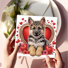 Load image into Gallery viewer, 6Pcs DIY Diamond Painting Greeting Card with Envelope 5D DIY Drill Painting Card