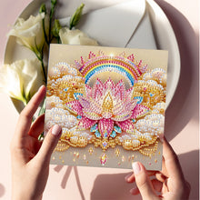 Load image into Gallery viewer, 6Pcs DIY Diamond Painting Greeting Card with Envelope 5D DIY Drill Painting Card