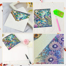 Load image into Gallery viewer, 6Pcs DIY Diamond Painting Greeting Card with Envelope 5D DIY Drill Painting Card