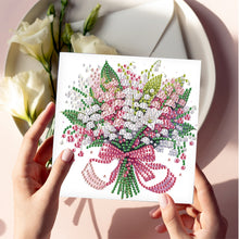 Load image into Gallery viewer, 6Pcs DIY Diamond Painting Greeting Card with Envelope 5D DIY Drill Painting Card