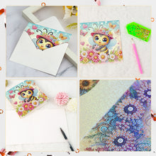 Load image into Gallery viewer, 6Pcs DIY Diamond Painting Greeting Card with Envelope 5D DIY Drill Painting Card