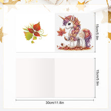 Load image into Gallery viewer, 6Pcs DIY Diamond Painting Greeting Card with Envelope 5D DIY Drill Painting Card