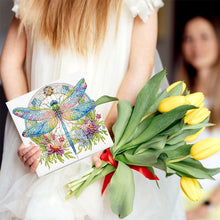 Load image into Gallery viewer, 6Pcs DIY Diamond Painting Greeting Card with Envelope 5D DIY Drill Painting Card