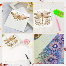 Load image into Gallery viewer, 6Pcs DIY Diamond Painting Greeting Card with Envelope 5D DIY Drill Painting Card