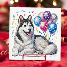 Load image into Gallery viewer, 6Pcs DIY Diamond Painting Greeting Card with Envelope 5D DIY Drill Painting Card