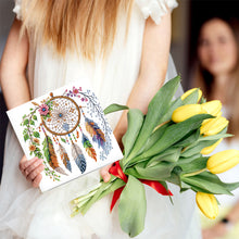 Load image into Gallery viewer, 6Pcs DIY Diamond Painting Greeting Card with Envelope 5D DIY Drill Painting Card