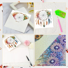 Load image into Gallery viewer, 6Pcs DIY Diamond Painting Greeting Card with Envelope 5D DIY Drill Painting Card