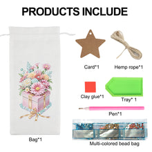 Load image into Gallery viewer, Diamond Art Wine Bottle Bags Covers Creative Diamond Painting Wine Wrapping Bags