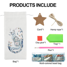 Load image into Gallery viewer, Diamond Art Wine Bottle Bags Covers Creative Diamond Painting Wine Wrapping Bags