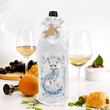 Load image into Gallery viewer, Diamond Art Wine Bottle Bags Covers Creative Diamond Painting Wine Wrapping Bags