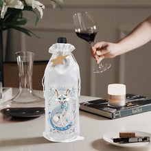 Load image into Gallery viewer, Diamond Art Wine Bottle Bags Covers Creative Diamond Painting Wine Wrapping Bags