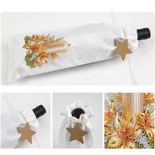Load image into Gallery viewer, Diamond Art Wine Bottle Bags Covers Creative Diamond Painting Wine Wrapping Bags