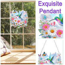 Load image into Gallery viewer, Acrylic Special Shape Beach Parrots DIY Diamond Art Pendant Kit for Wall Window