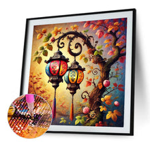 Load image into Gallery viewer, Diamond Painting - Full Square - Red Lanterns On The Tree (30*30CM)