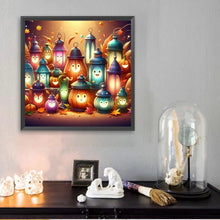 Load image into Gallery viewer, Diamond Painting - Full Square - Pumpkin Lantern (30*30CM)