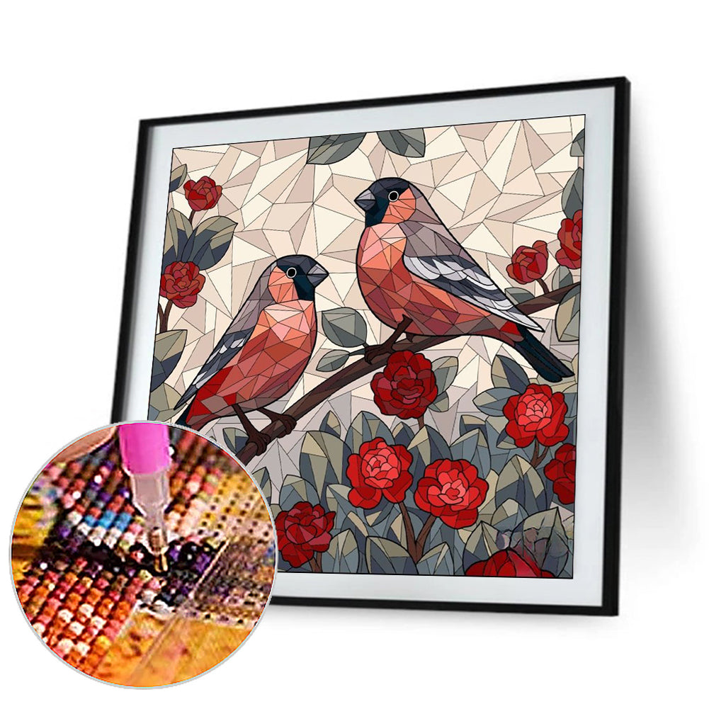 Diamond Painting - Full Round - Glass Bird (40*40CM)